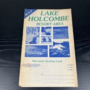 Lake Holcombe Resort‎ Area Map Chippewa Printery